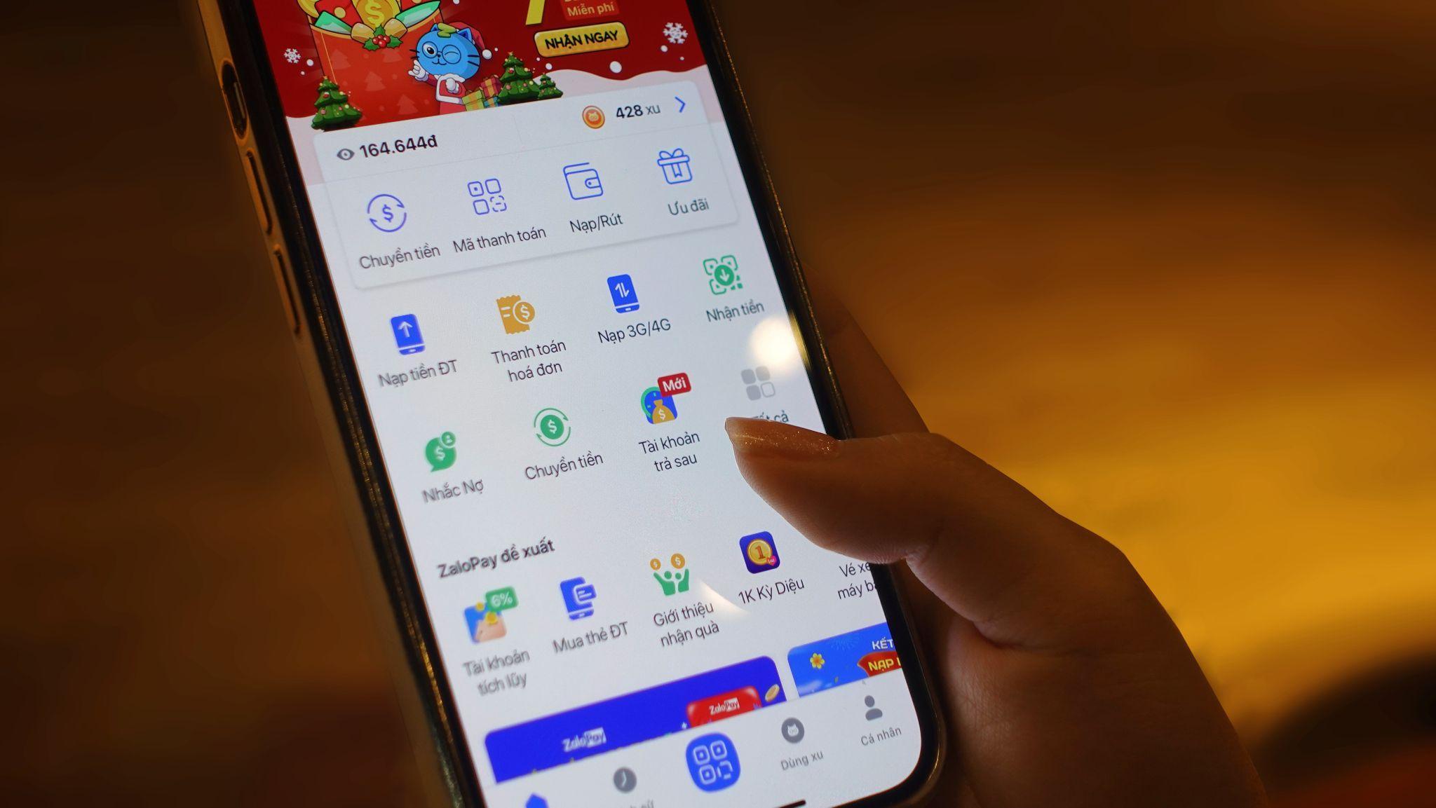 Tài Khoản Trả Sau hiển thị ngay trong trang chủ của Ví điện tử ZaloPay