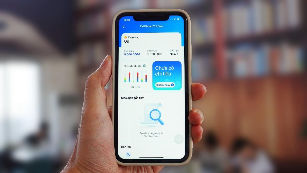 Với hạn mức tối đa đến 5 triệu đồng, có thể dùng Tài Khoản Trả Sau thanh toán các tiện ích trên ZaloPay