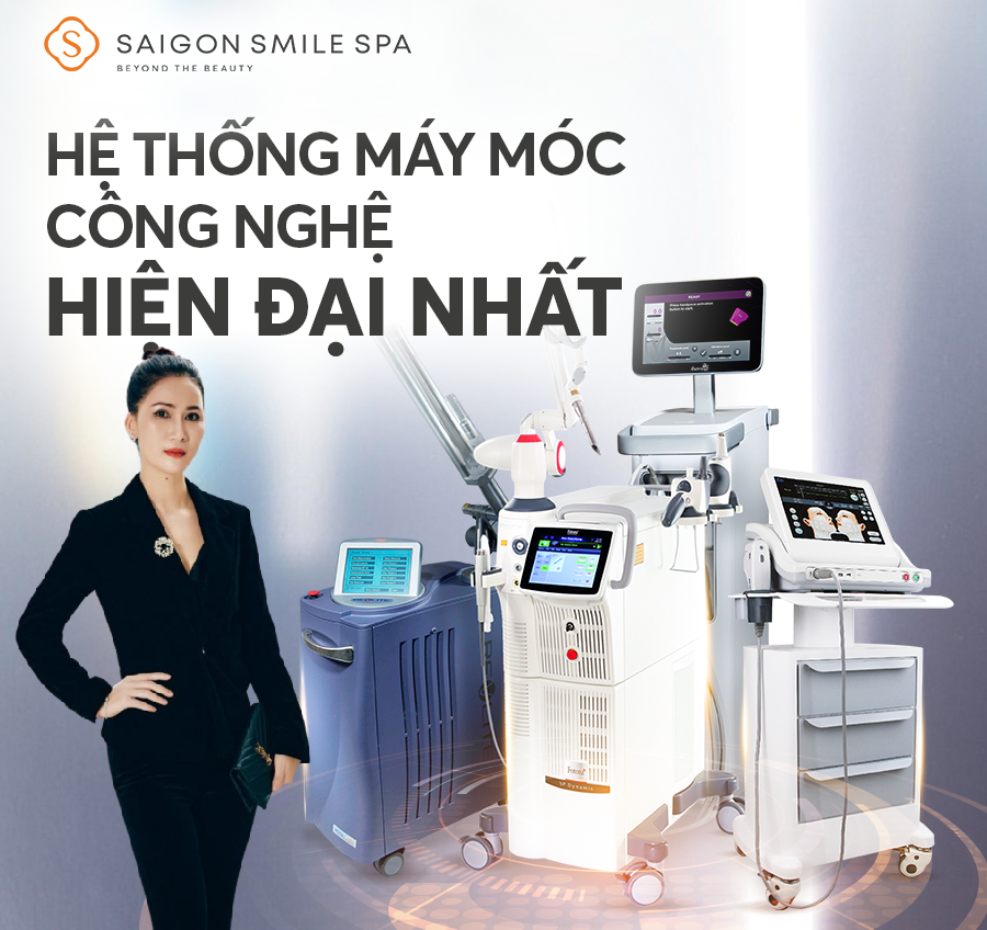 Saigon Smile Spa không ngừng học hỏi, cải tiến và cập nhật các phương pháp làm đẹp tới từ nước ngoài như Stem Cell, Ultrasound, Laser Revlite…