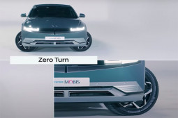 Tin tức ô tô - Hyundai Ioniq 5 có thể "đi ngang như cua" với bánh xe quay góc 90 độ