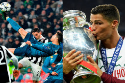 Bóng đá - 5 khoảnh khắc đẹp của Ronaldo: "Xe đạp chổng ngược" đẳng cấp, lên đỉnh Euro