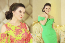 Giải trí - "Nữ hoàng ảnh lịch" Thanh Mai khoe vai trần gợi cảm