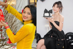 Thể thao - Hoa khôi bóng chuyền Thu Hoài đón Tết sớm, Lệ Thảo 1m85 "xinh như mộng"