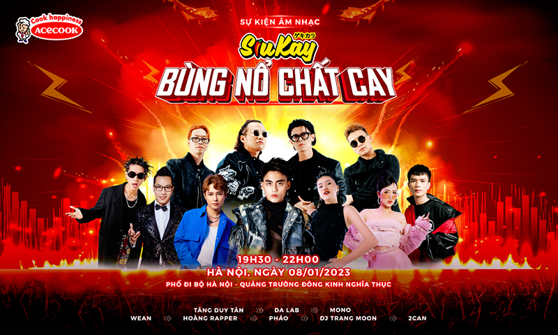 Acecook chiêu đãi giới trẻ “tiệc” âm nhạc cực sung mang tên “Siukay - bùng nổ chất cay” - 2
