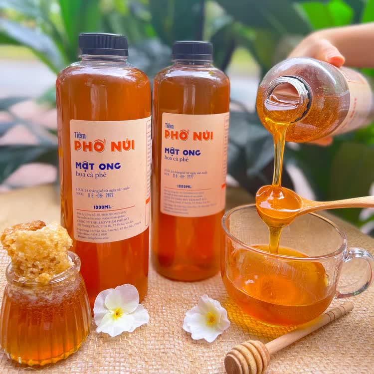 Mật ong Tiệm Phố Núi đảm bảo chất lượng 100%nguyên chất