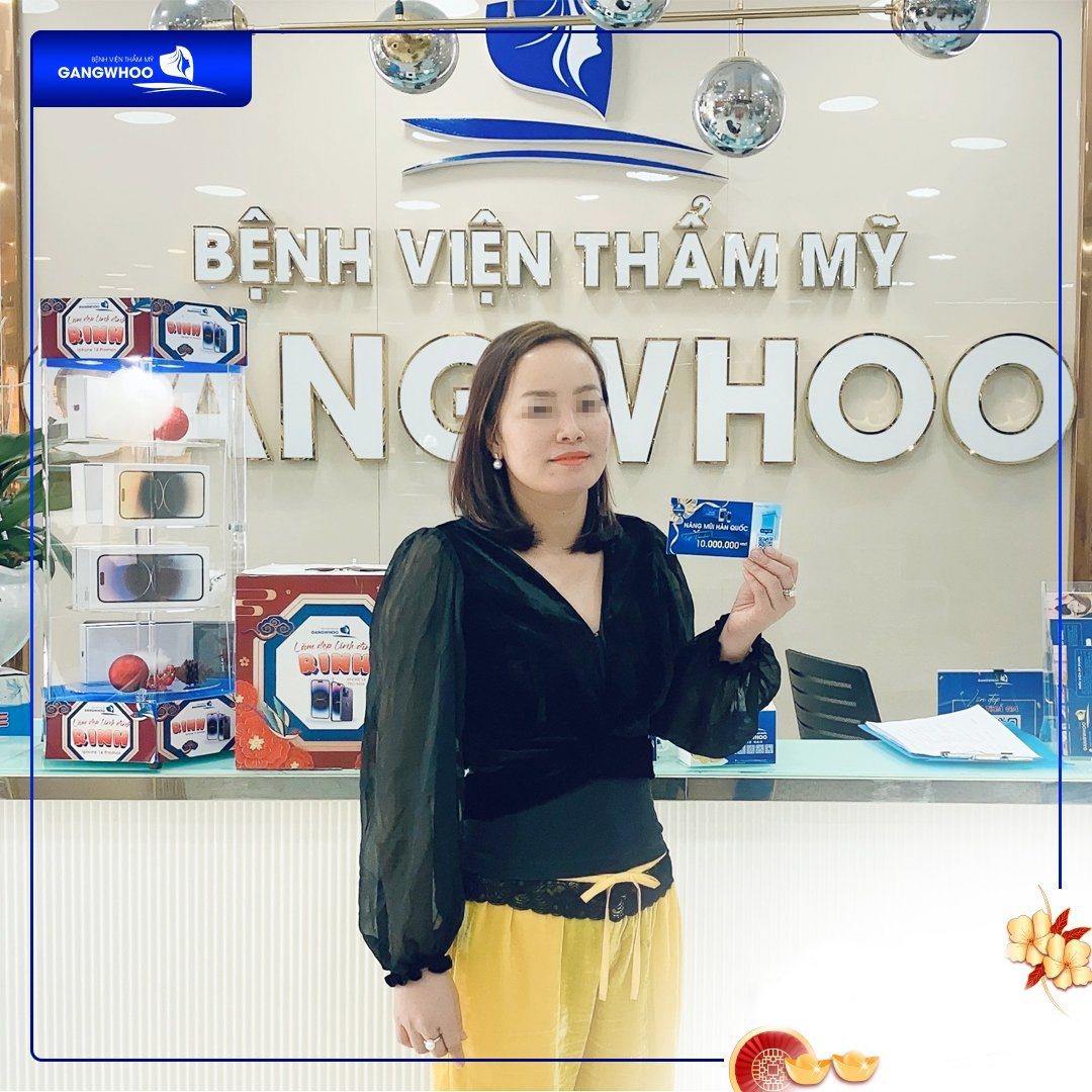 Chị khách Việt Kiều vừa làm đẹp vừa có cơ hội bốc thăm trúng thưởng