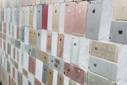 Lạ nhất Việt Nam: Gia chủ dùng hàng ngàn vỏ iPhone ốp tường rào
