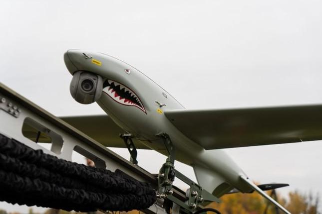 Hình dáng bên ngoài của UAV được thiết kế tương tự như một con cá mập. Ảnh: Ukrspecsystems