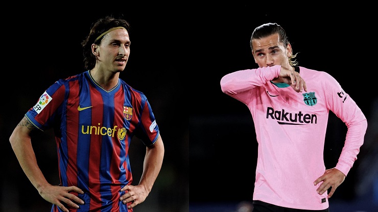 Ibrahimovic và Griezmann là 2 trong số 5 thương vụ tệ nhất lịch sử Barcelona