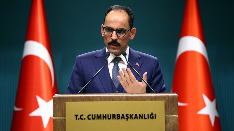 Ông Ibrahim Kalin – phát ngôn viên của Tổng thống Thổ Nhĩ Kỳ (ảnh: RT)