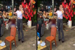 Đời sống Showbiz - Nữ giảng viên hát ở quán ăn ven đường gây "náo loạn" góc phố