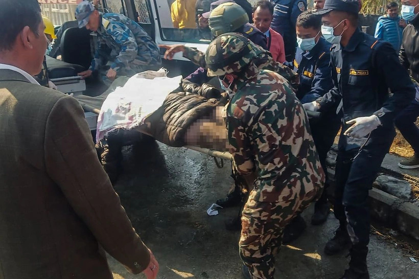 Hãng hàng không Yeti Airlines thông báo không còn người sống sót trên chiếc máy bay xấu số (ảnh: Reuters)