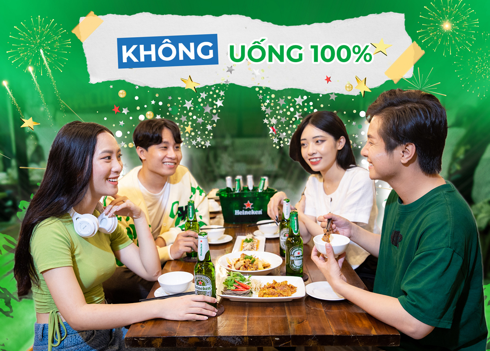 Bí quyết số 3: Không uống 100%