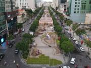 Tin tức trong ngày - Diện mạo đường hoa Nguyễn Huệ 2023 trước giờ mở cửa