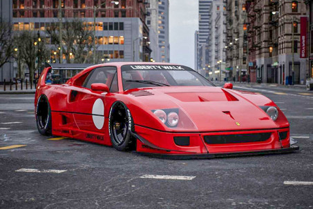 Siêu xe Ferrari F40 ngầu hơn trong gói nâng cấp thân rộng Liberty Walk