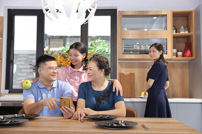 Ví VNPAY phù hợp với mọi thành viên trong gia đình.