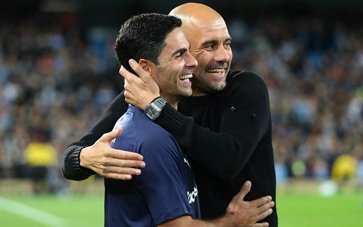 Arteta đang có cơ hội cùng Arsenal lật đổ chính "sư phụ" Pep mùa này ở Premier League