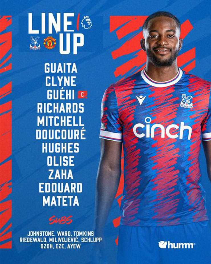 Tường thuật bóng đá Crystal Palace - MU: Siêu phẩm đá phạt, hụt hẫng cay đắng (Ngoại hạng Anh) (Hết giờ) - 6