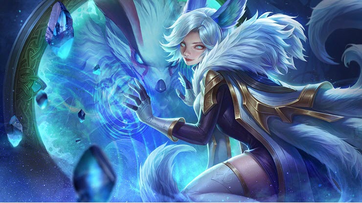 Nữ pháp sư Liliana của game Liên Quân Mobile.