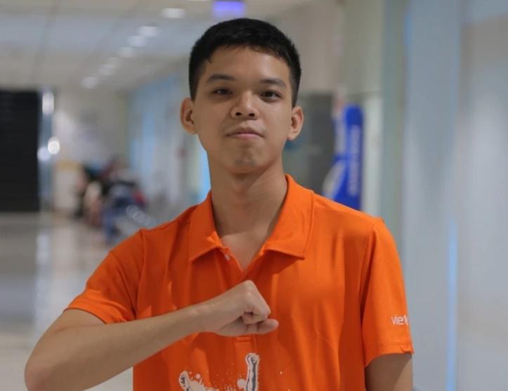 Nam sinh Nguyễn Duy Phong. (Ảnh: Dân Trí)