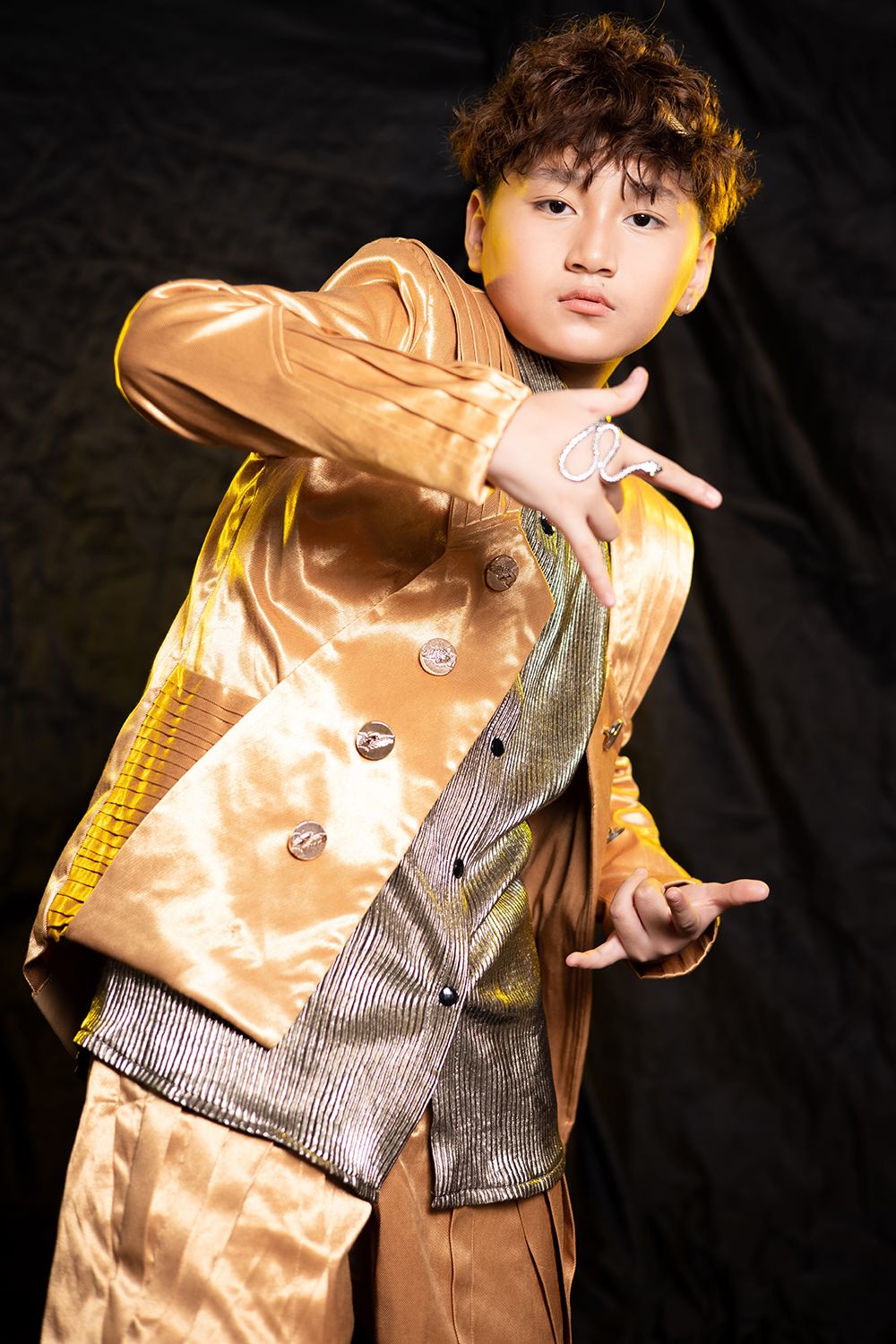 Soái ca nhí đa tài Vũ Ngọc Trọng Phương (Ảnh: N-Chí Đại)