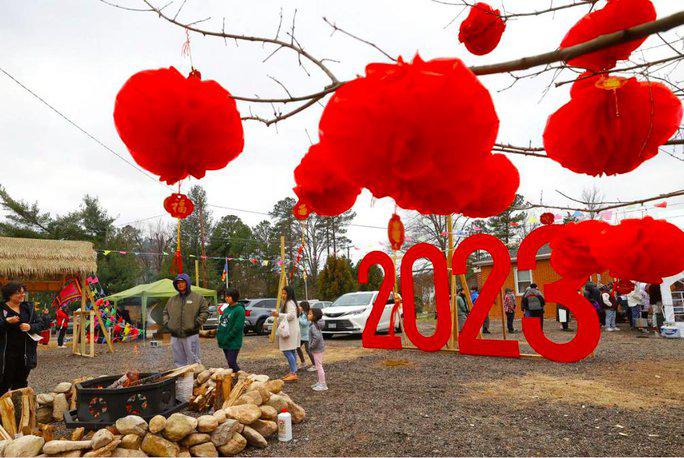 Lễ hội mừng xuân ở chùa Viên Giác.
Ảnh: Richmond Times Dispatch