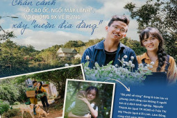 Bạn trẻ - Cuộc sống - Chán cảnh &quot;ở cao ốc, ngồi máy lạnh&quot;, vợ chồng 9X về rừng xây &quot;vườn địa đàng&quot;