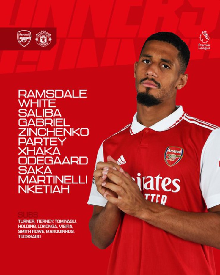 Tường thuật bóng đá Arsenal - MU: Nketiah lập công, Emirates vỡ òa (Hết giờ) - 6