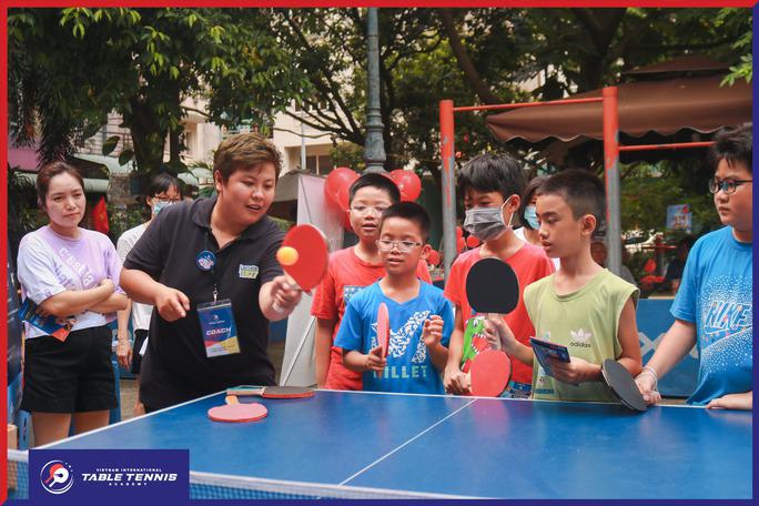 Mỹ Trang hiện là HLV trưởng tại Học viện bóng bàn VITTA