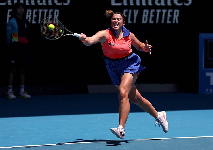Ostapenko hiếm khi đi sâu ở các giải, nhưng đã đi sâu là dễ vô địch