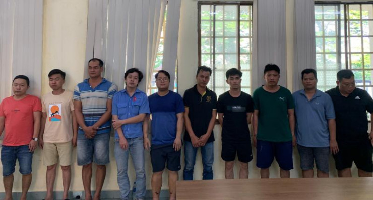 Các đối tượng thời điểm bị bắt giữ.