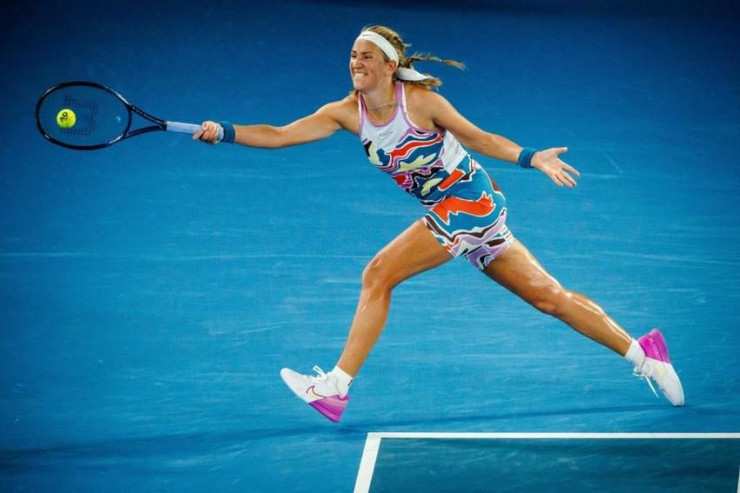  Tay vợt nữ  Victor Azarenka vào bán kết Úc mở rộng sau 10 năm. Ảnh: GETTY  