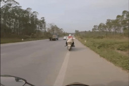 Ô tô - Clip: Bị xe tải tạt đầu "xe tập lái" nhận cái kết buồn