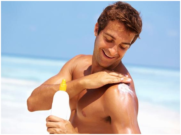 Nam giới ngày càng chú ý đến việc sử dụng kem chống nắng bảo vệ làn da.
