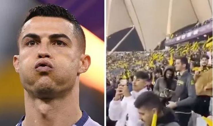 Ronaldo bị fan đối thủ hô tên Messi chọc tức, nối dài chuỗi tịt ngòi ở Al Nassr - 1