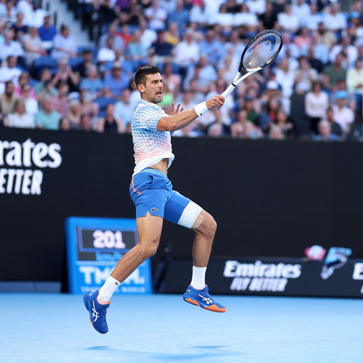 Djokovic thắng nhọc nhằn 7-5 ở set 1