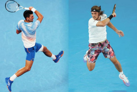 Djokovic đọ siêu phẩm Tsitsipas ở Australian Open: Cú thuận tay lợi hại