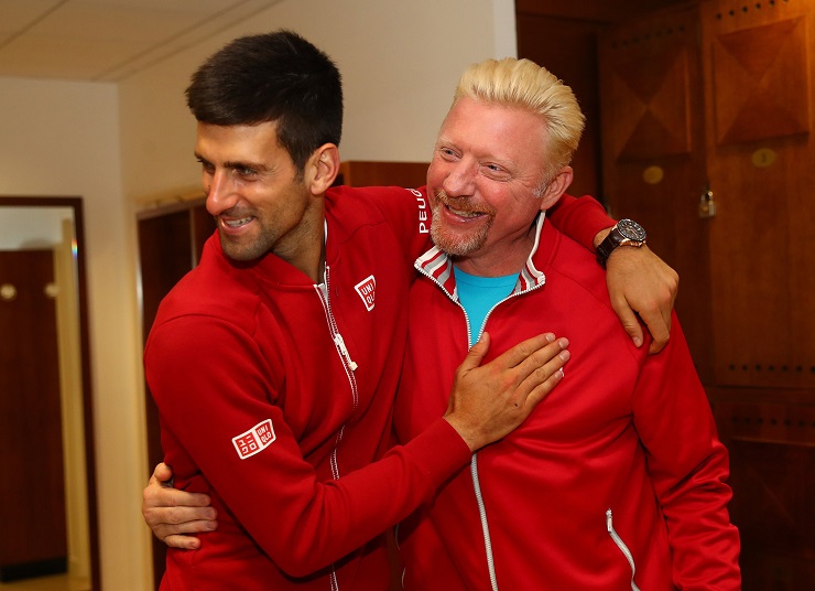 Becker từng là&nbsp;huấn luyện viên của Djokovic trong nhiều năm