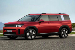 Tin tức ô tô - Xem trước Hyundai Santa Fe thế hệ mới qua ảnh phác họa của Motor1