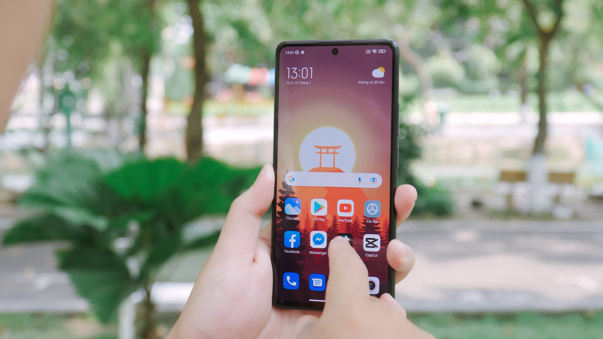 Màn hình điện thoại Xiaomi.