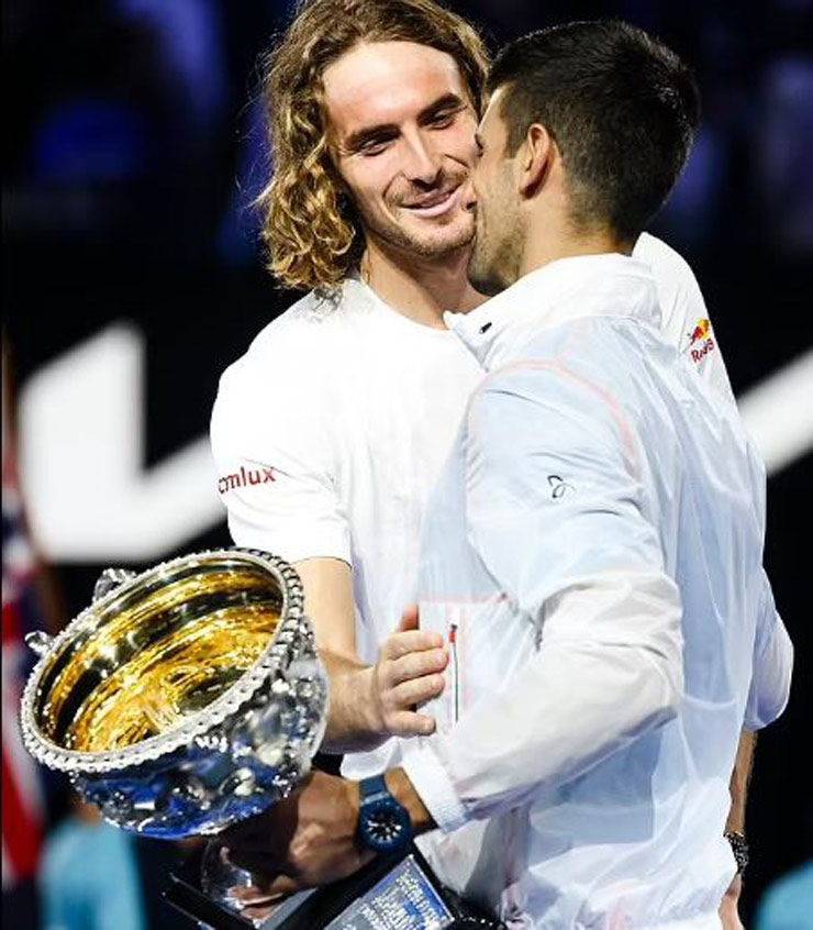 Djokovic thêm một lần thắng Tsitsipas ở chung kết các giải Grand Slam