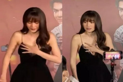 Đời sống Showbiz - Ninh Dương Lan Ngọc đăng clip triệu view, gây ngại ngùng vì áo yếm mỏng manh