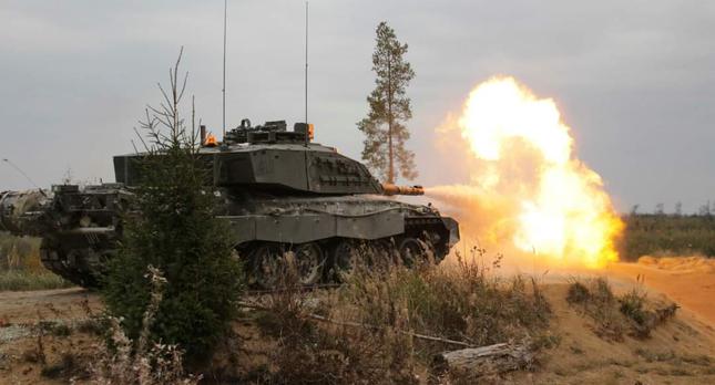 Xe tăng Challenger 2. Ảnh: Mil.in.ua