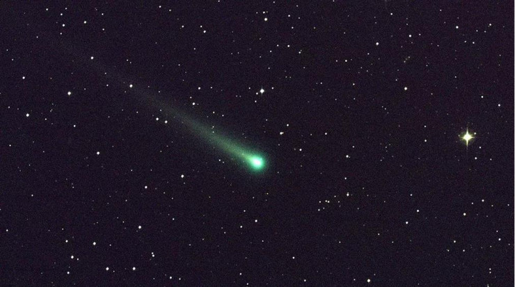 Sao chổi xanh lá cây C/2022 E3 - Ảnh: NASA/MSFC
