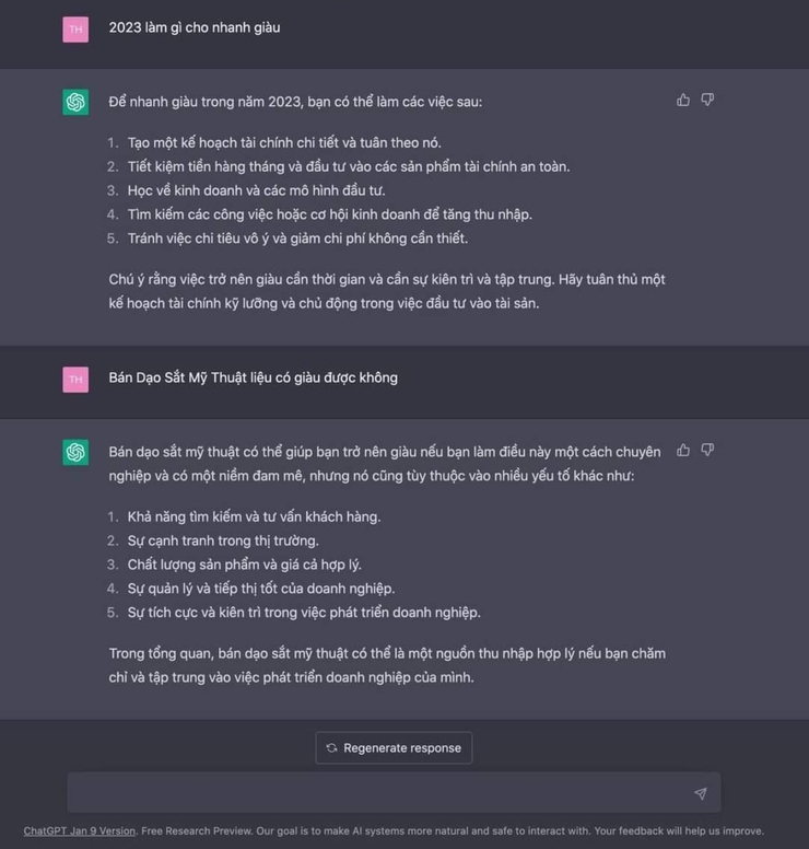 Người Việt hào hứng xài thử ChatGPT: Thông minh, thú vị và "lươn lẹo" - 7