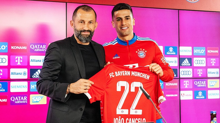 Bayern Munich không mất phí mượn Cancelo