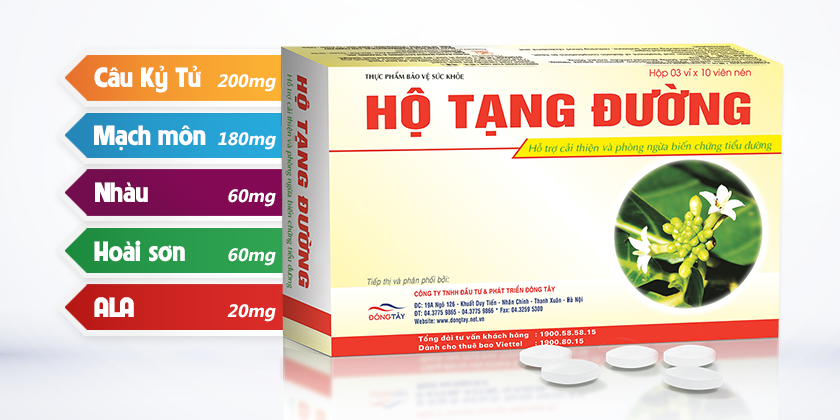 TPBVSK Hộ Tạng Đường - Hỗ trợ ổn định đường huyết