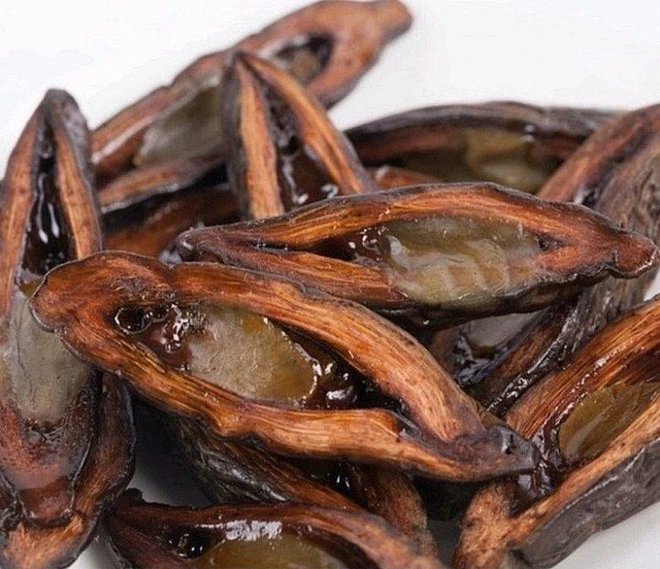 Cau non - thứ quả tưởng không ăn được ở Việt Nam hóa ra lại được Trung Quốc sản xuất thành kẹo. (Ảnh: @daikieuchina)