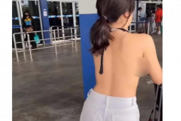 Thời trang - Hành khách "mắt chữ O, mồm chữ A" khi chị em mặc đồ bơi, nội y ra sân bay