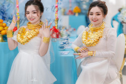 Bạn trẻ - Cuộc sống - Cô dâu xinh như mộng đeo 50 cây vàng ở Cần Thơ HOT nhất tuần